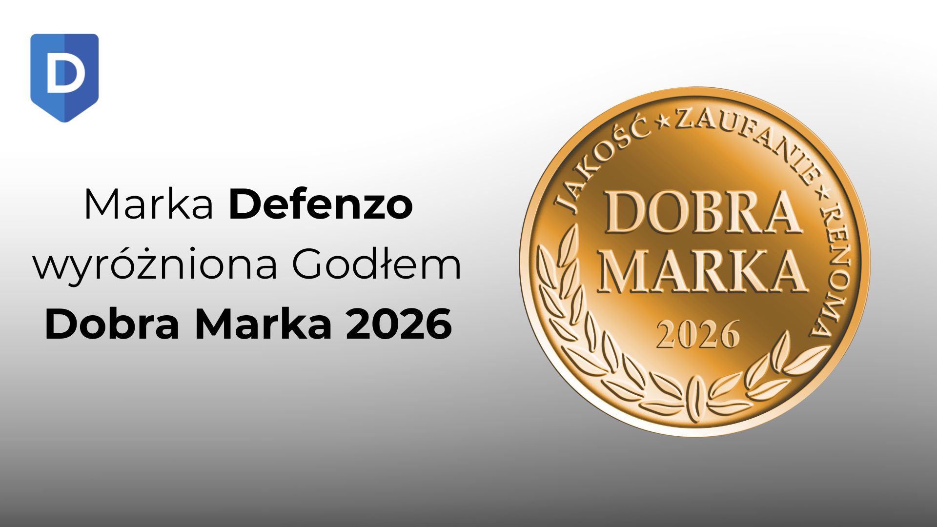 Defenzo z Godłem Dobra Marka 2026!